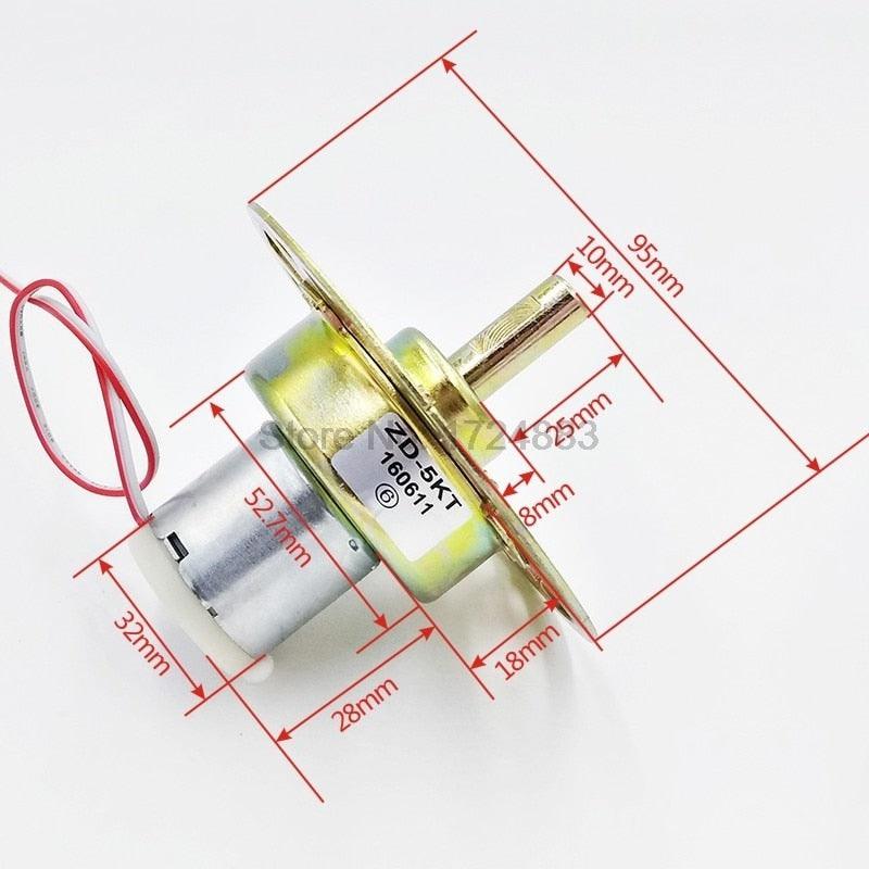 SVC Voltage regulator gear motor DC12V 25mm&amp;33mm shaft length ZD-5KT 32ZY25.