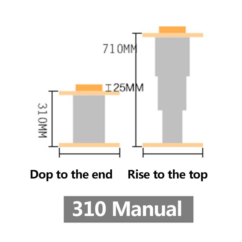 Tatami lift manual lifting table Max 65kg lift platform Lift 310-710mm.