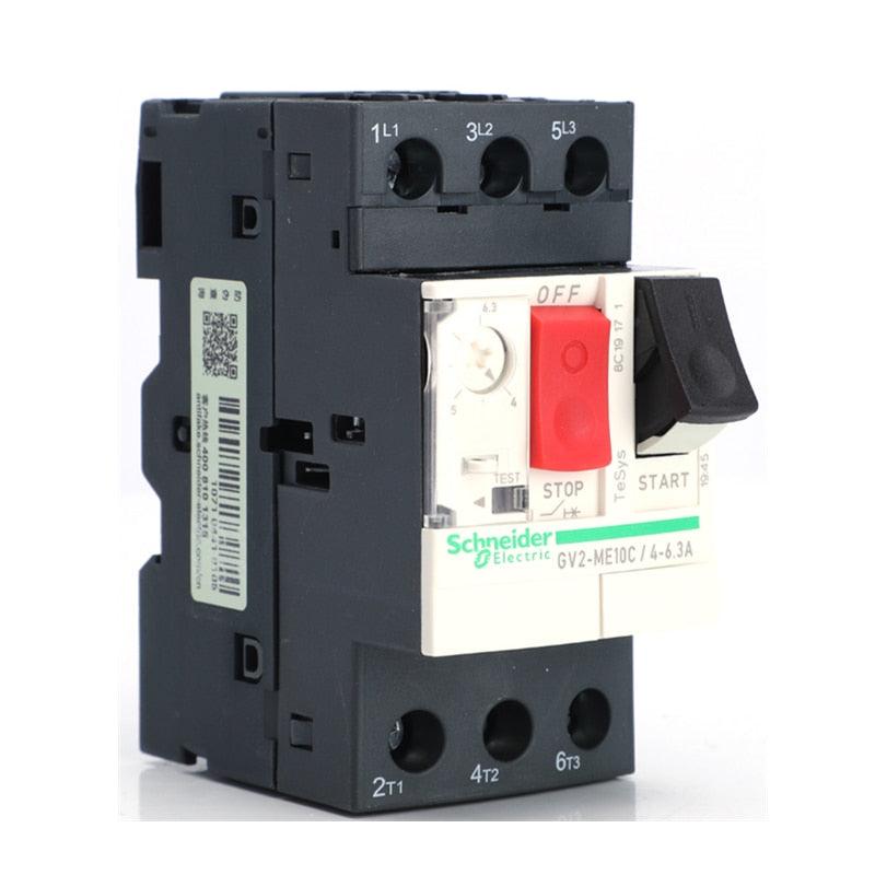 TeSys Deca Motor Thermal Magnetic Circuit Breaker GV2ME Button Control.