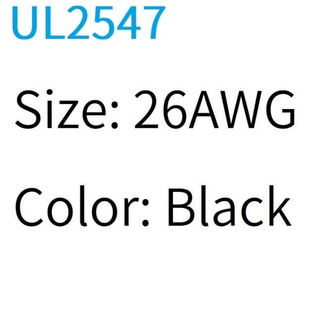 UL2547- 2/5/10M Shielded Wire Signal Cable| 32-20 AWG optional.