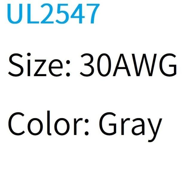 UL2547- 2/5/10M Shielded Wire Signal Cable| 32-20 AWG optional.