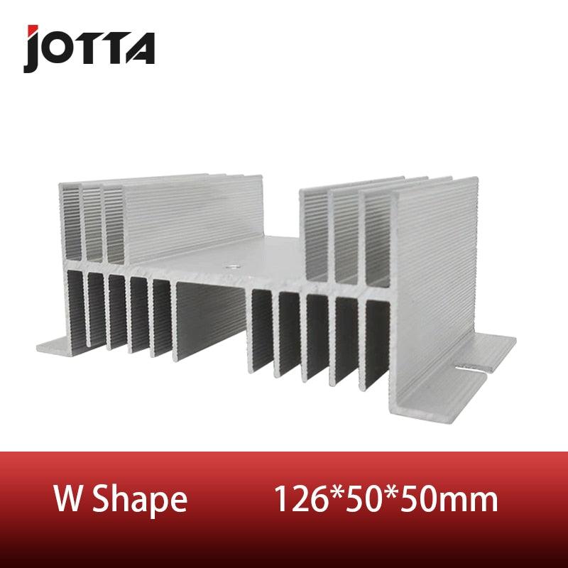 W shape Aluminum Heat Dissipation form 10A to 100A radiator.