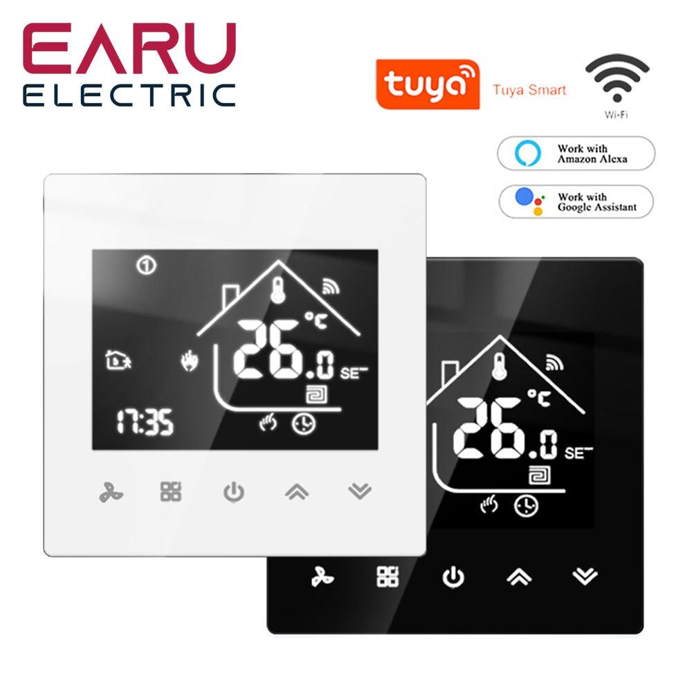 WiFi Smart Thermostat Temperature Controller Electric Floor Heating TRV Water Gas Boiler Remote Control ByTuya Alexa Google Home.