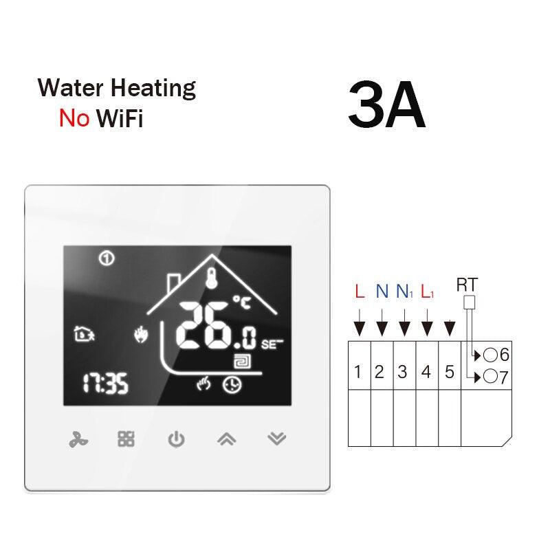 WiFi Smart Thermostat Temperature Controller Electric Floor Heating TRV Water Gas Boiler Remote Control ByTuya Alexa Google Home.