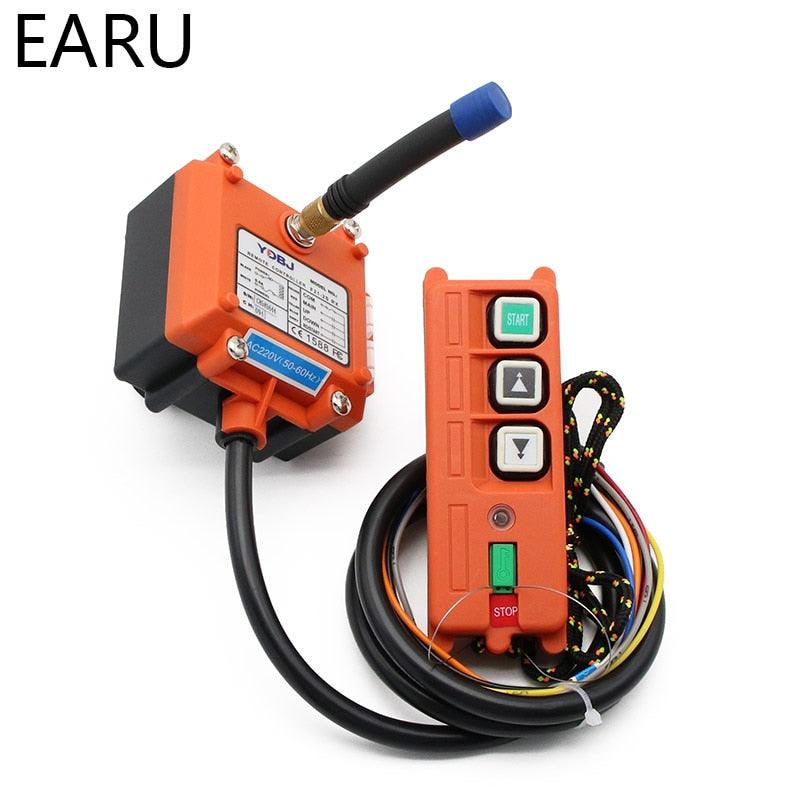 Wireless Industrial Remote Controller Electric Hoist Remote Control Winding Engine Sand-blast Equipment Used F21-2S 3 Button.