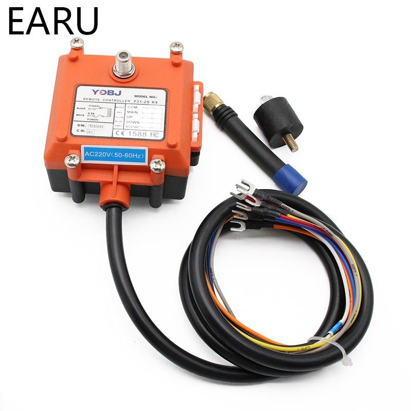 Wireless Industrial Remote Controller Electric Hoist Remote Control Winding Engine Sand-blast Equipment Used F21-2S 3 Button.