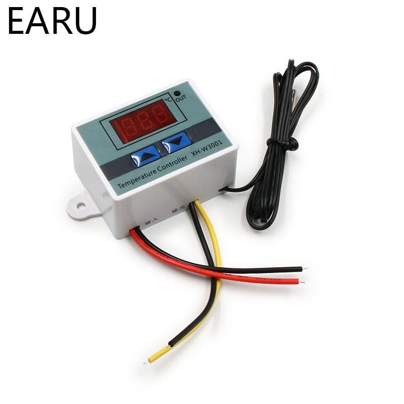 XH-W3001 10A Digital Temperature Controller 12V, 24V, 220V Quality thermal regulator Thermocouple thermostat with LCD display.